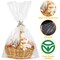 40pcs Cellophane Bags 16x24 Clear Cellophane Wrap for Gift Baskets Large Clear Party Favors Treat Plastic Gift Packaging for Cookie Candy Goodie